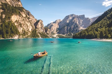An alpine lake